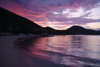Hodilje pebble beach, Ston, Pelješac